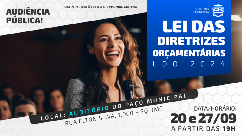 Participação Popular na Audiência Pública da LDO 2024 em Jandira