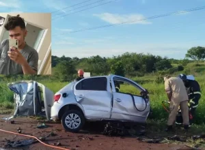 Jovem vítima de acidente em Três Lagoas é transportado para Aquidauana